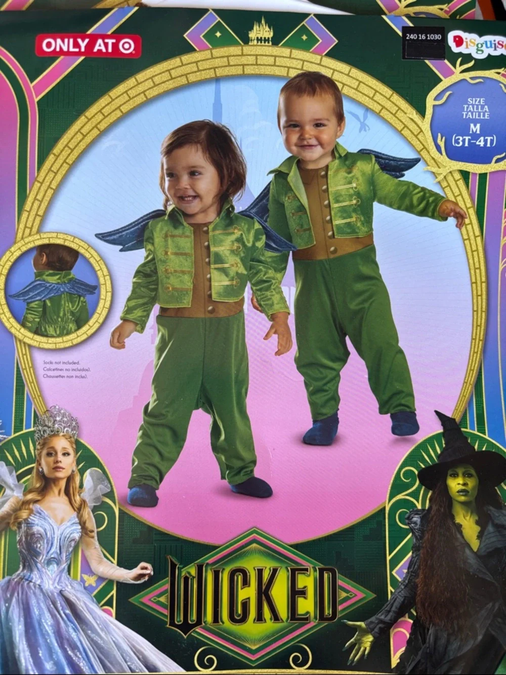 Target Wicked Toddler Costume in Green and Gold - Picture 1 of 1